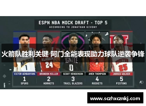 火箭队胜利关键 阿门全能表现助力球队逆袭争锋